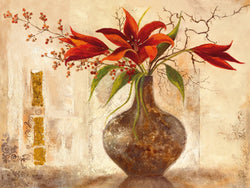 Affiche Art Anna Field - Red Lilies 80x60cm