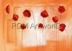 Affiche Art Erika Heinemann - Poppy Meeting 30x21cm