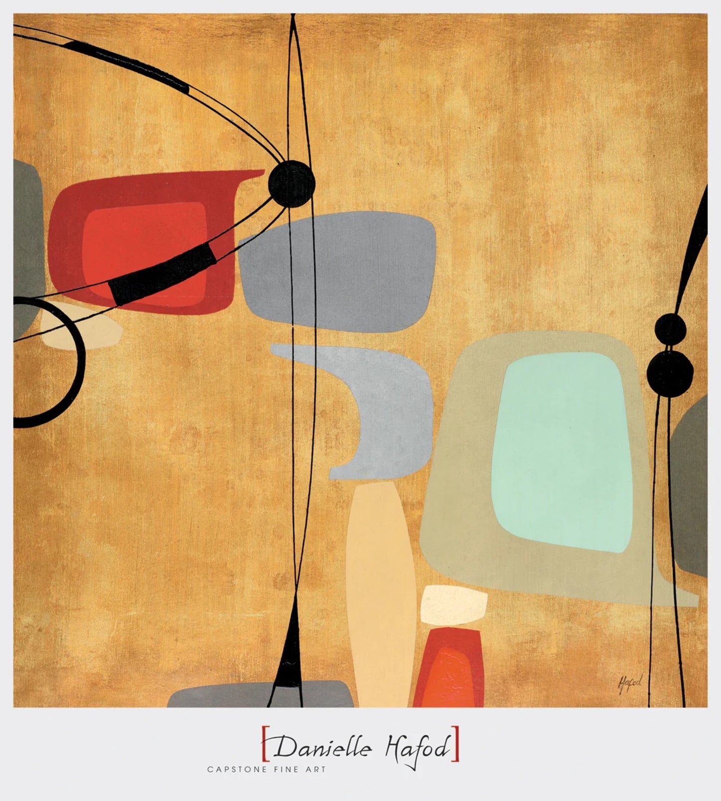 Affiche Art Danielle Hafod - Logic & Balance I 68x76cm