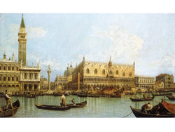 Affiche Art Canaletto - Molo, Venedig 80x60cm
