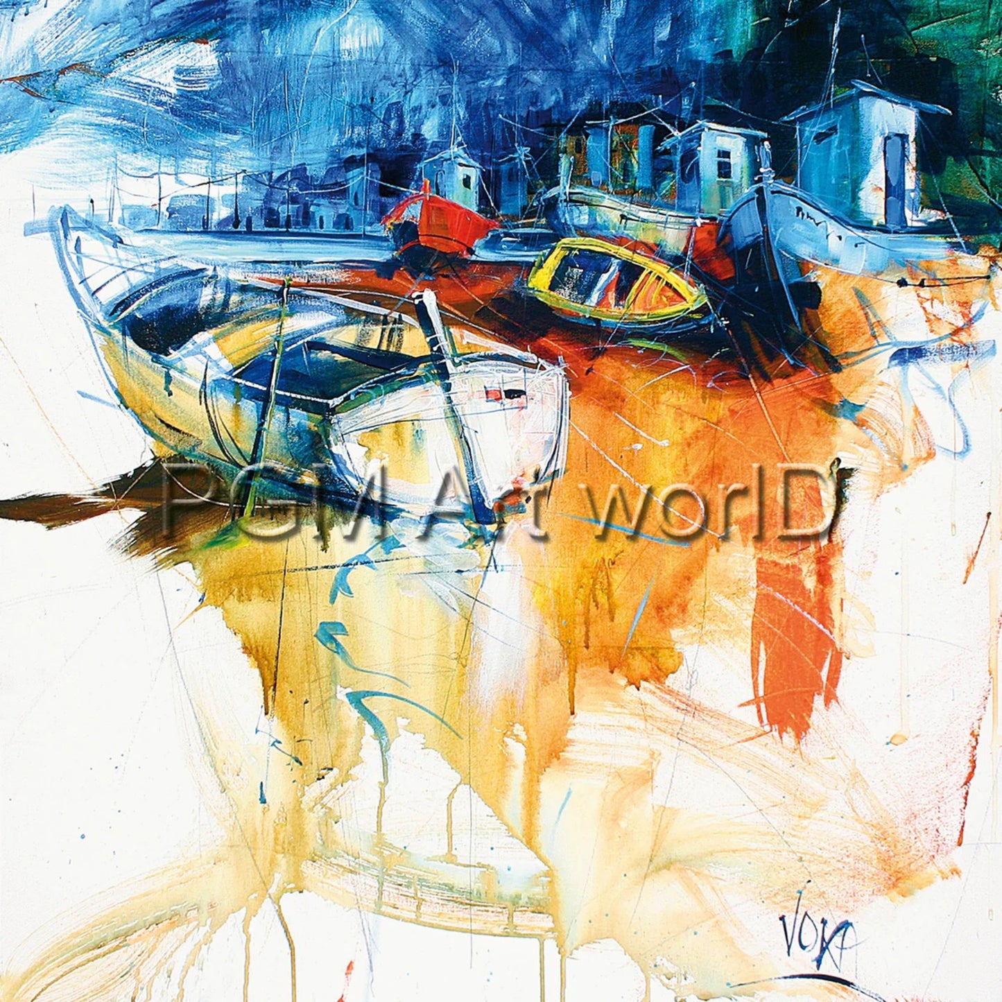 Affiche Art VOKA - Trockendock 70x70cm