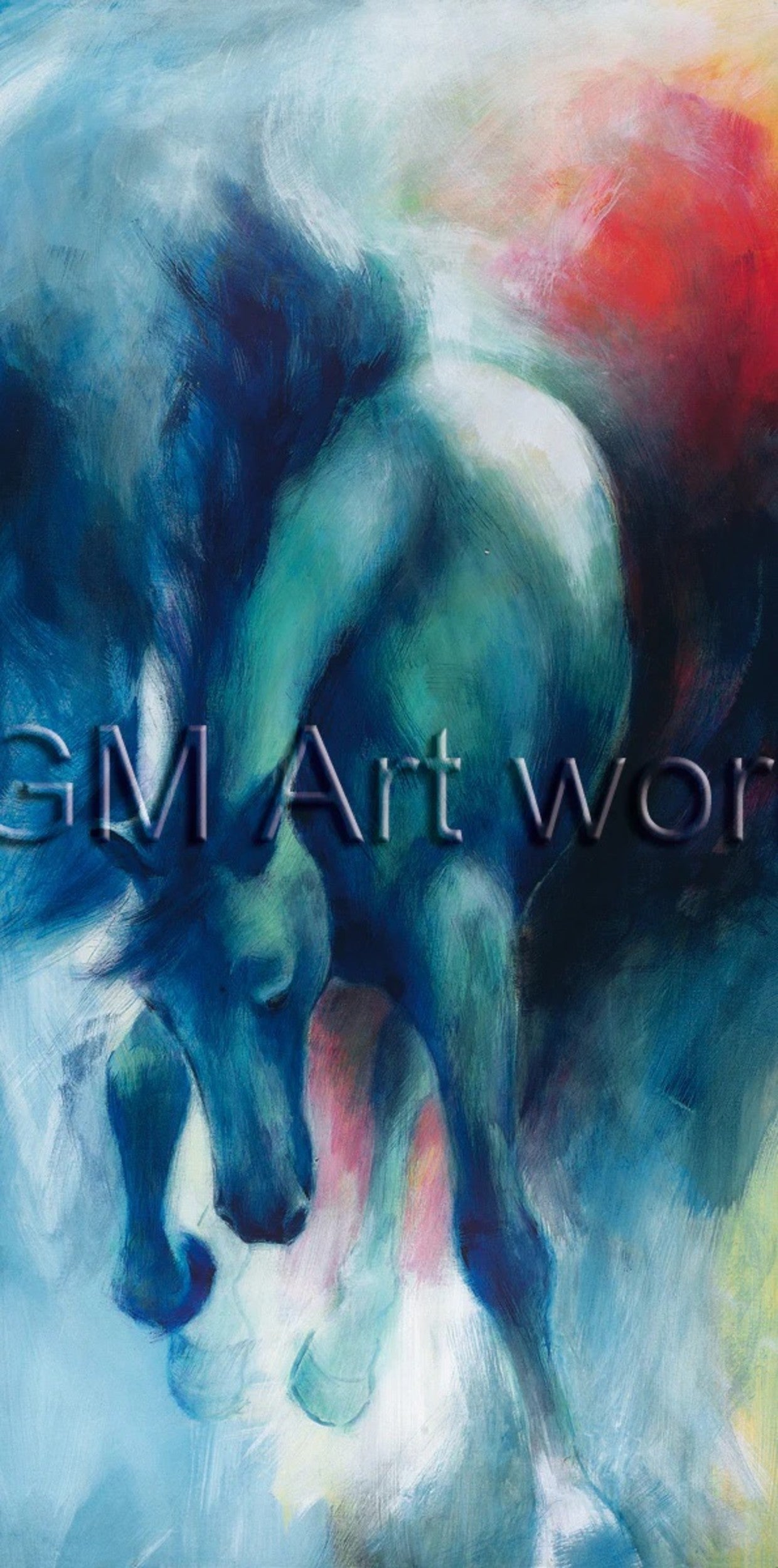 Affiche Art Thomas Aeffner - Stärke 50x100cm