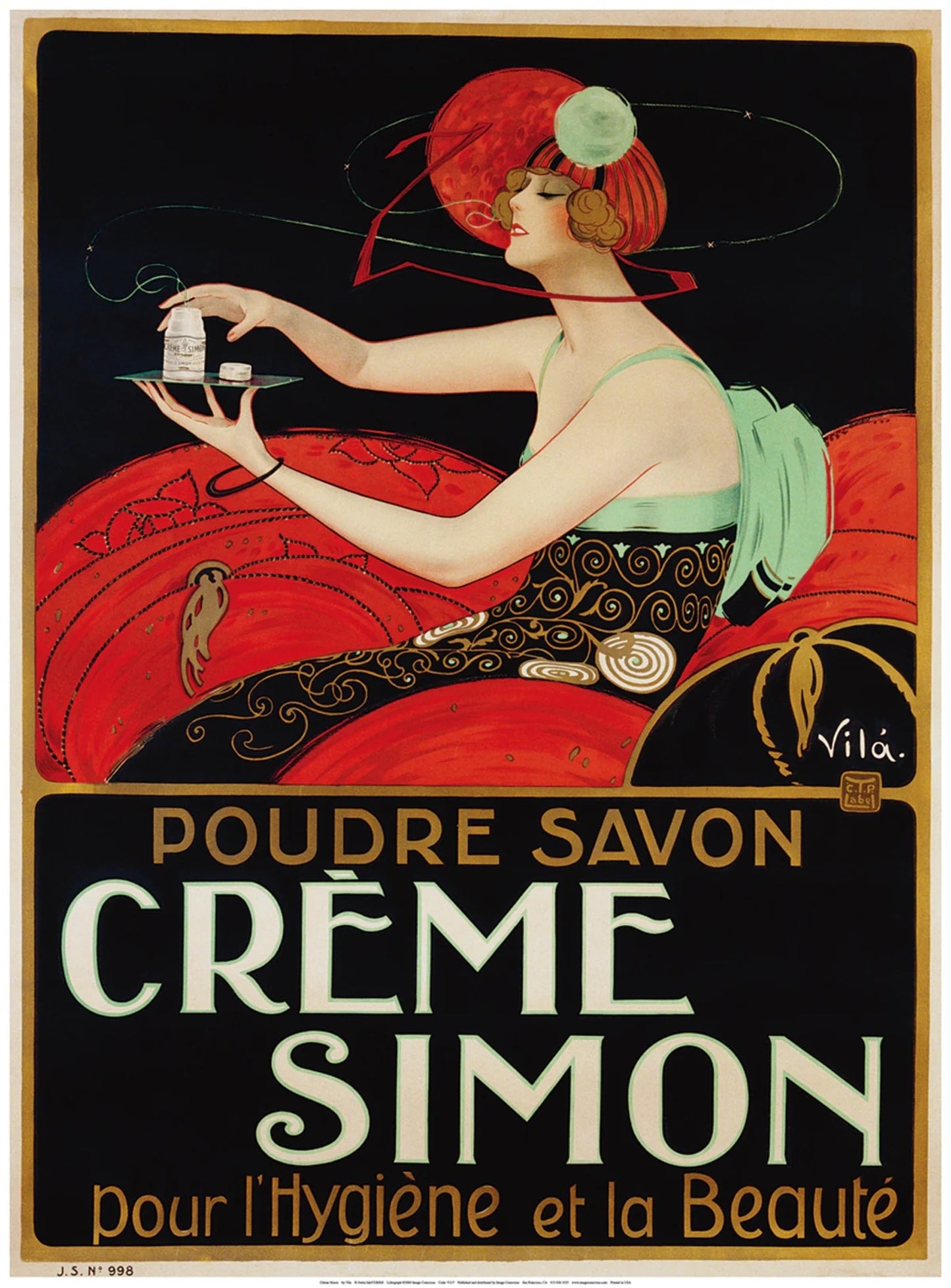 Affiche Art Vila - Crème Simon 61x82cm