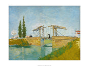 Affiche Art Vincent Van Gogh - Die Zugbrücke 80x60cm