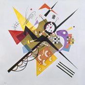 Affiche Art Wassily Kandinsky - Auf Weiss 2 70x70cm