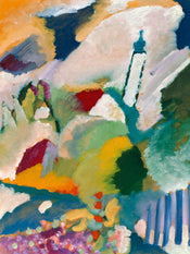 Affiche Art Wassily Kandinsky - Kirche in Murnau 60x80cm
