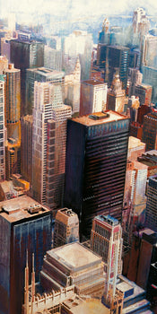 Affiche Art Wulf Reinshagen - Chicago II 50x100cm
