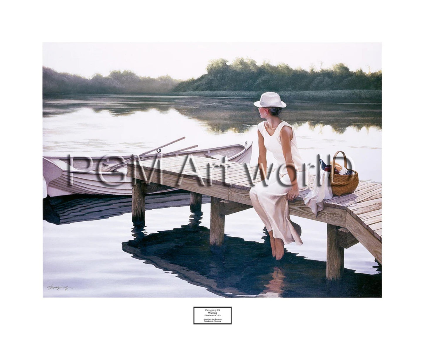 Affiche Art Zhongping Shi - Waiting 76x61cm