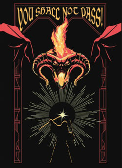 Poster Lord of the Rings Balrog Glow in the Dark 50x70cm