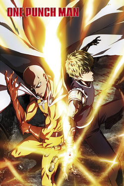 Poster One Punch Man Saitama and Genos 61x91,5cm