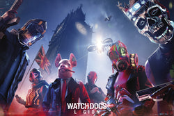 Poster Watch Dogs Keyart Legion 91,5x61cm