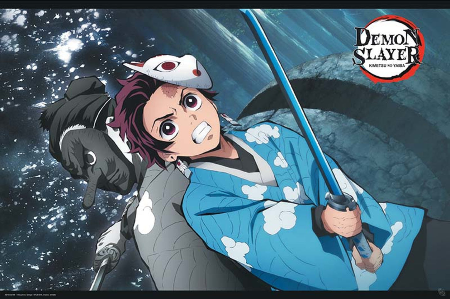 Poster Demon Slayer - Tanjiro & Urukodaki 91,5x61cm