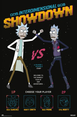 Poster Rick and Morty - Interdimensional Showdown 61x91,5cm