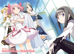 Poster Puella Magi Madoka Magica Madoka and Group 52x38cm