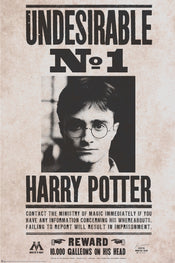 Poster Harry Potter Undesirable nr. I  61x91,5cm