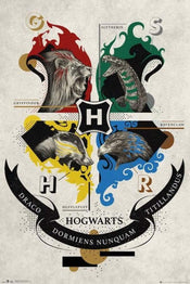 Poster Harry Potter Animal Crest 61x91,5cm
