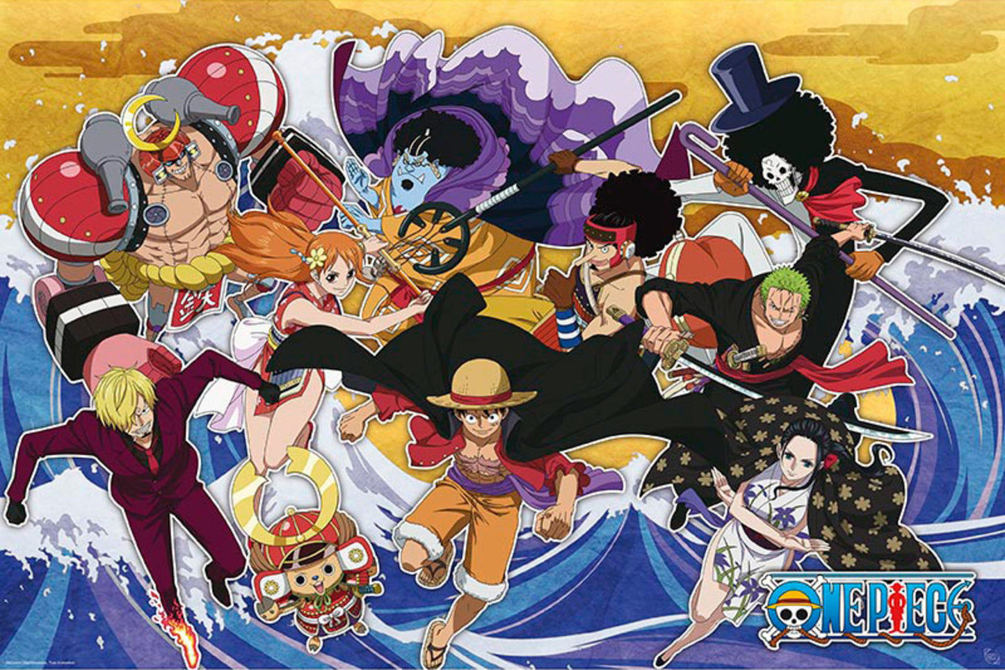 Poster One Piece - the Crew in Wano Country 91,5x61cm