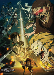 Poster Attack on Titan Paradis vs Marley 38x52cm