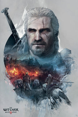 Poster The Witcher Geralt 61x91,5cm
