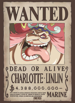 Poster One Piece - Wanted Big Mom 38x52cm