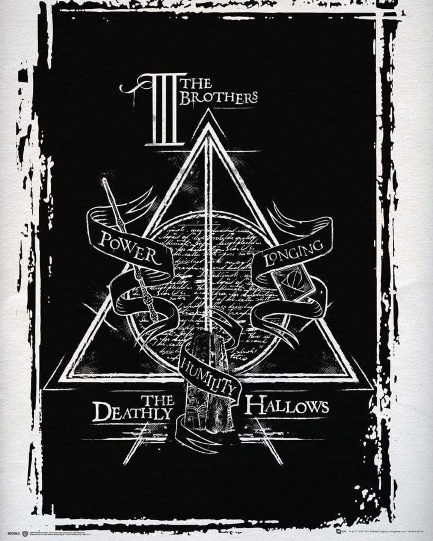 Poster Harry Potter Deathly Hallows Graphic 40x50cm