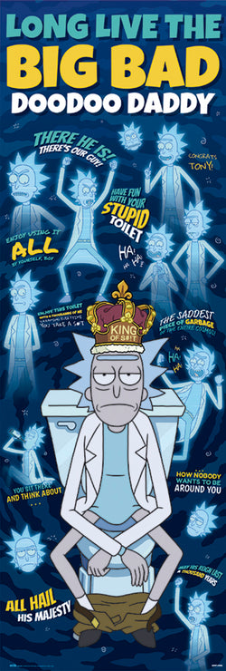 Poster Rick and Morty - Doodoo Daddy 53x158cm