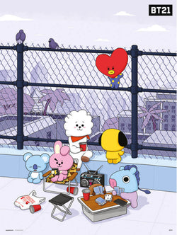 Affiche Art BT21 Azotea 30x40cm