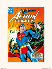 Affiche Art DC Action Comics 485 30x40cm