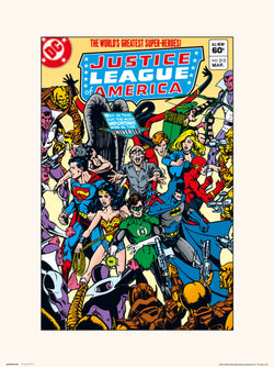 Affiche Art DC Comics Justice Leage of America 212 30x40cm
