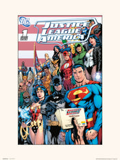 Affiche Art DC Comics Justice Leage of America Volume 2 No.1 30x40cm