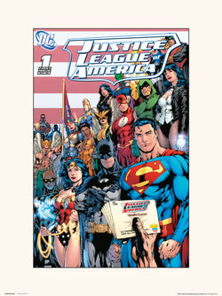 Affiche Art DC Comics Justice Leage of America Volume 2 No.1 30x40cm