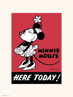 Affiche Art Disney - Minnie 90 II 30x40cm