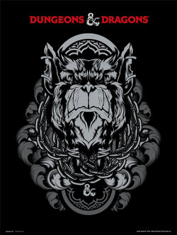 Affiche Art Dungeons And Dragons Bugbear 30x40cm