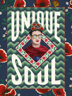 Affiche Art Frida Kahlo - Unique Soul 30x40cm