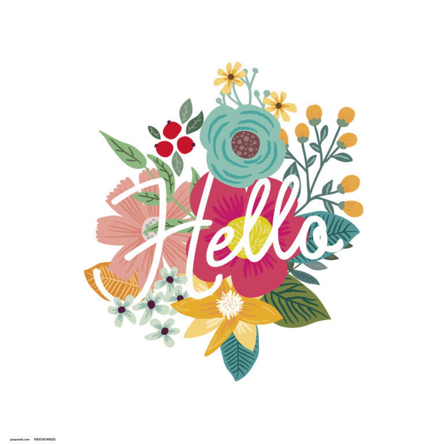 Affiche Art Loreak Dreams 30x30cm