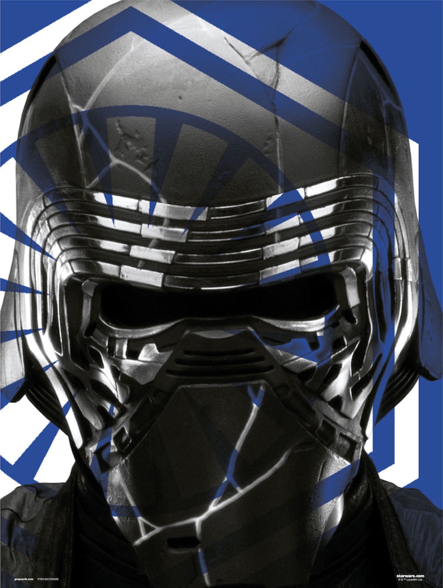Affiche Art Star Wars Episode IX Kylo Ren 30x40cm