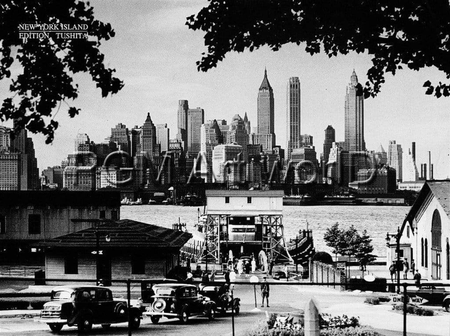 Affiche Art Liby - New York Island 80x60cm
