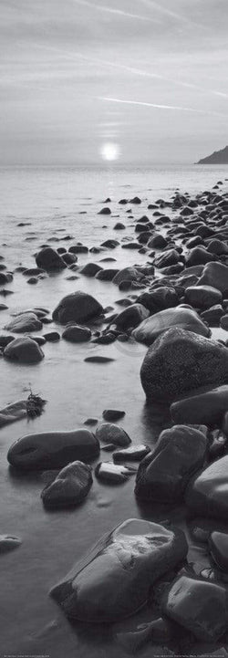 Affiche Art Adam Burton - Bossington Beach at sunrise 33x95cm