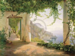 Affiche Art Carl Frederic Aagaard - Amalfi Cappuccini 101x76cm