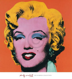 Affiche Art Andy Warhol - Shot Orange Marilyn 65x71cm
