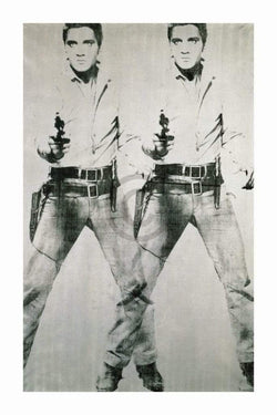 Affiche Art Andy Warhol - Elvis 1963 Double 60x90cm
