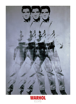Affiche Art Andy Warhol - Elvis 1963 Triple 66x90cm