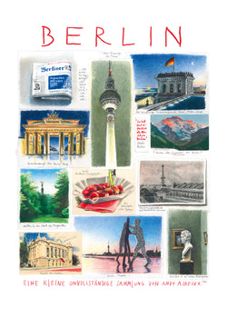 Affiche Art Andy Airfixx - Berlin 50x70cm
