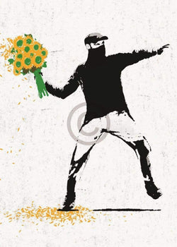 Affiche Art Edition Street - Flower thrower 50x70cm