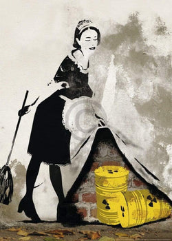 Affiche Art Edition Street - Behind the curtain 50x70cm