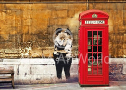 Affiche Art Edition Street - Red Telephone Box 70x50cm