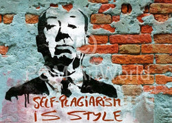 Affiche Art Edition Street - Self-Plagiarism is style 70x50cm