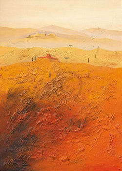 Affiche Art Bernhard Gerner - Mediterrane Landschaft 1 50x70cm