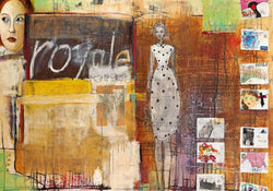Affiche Art Birgit Lorenz - Royale Post for me 100x70cm