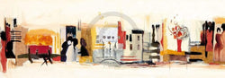 Affiche Art Celina Bonciani - Begegnungen III 100x35cm